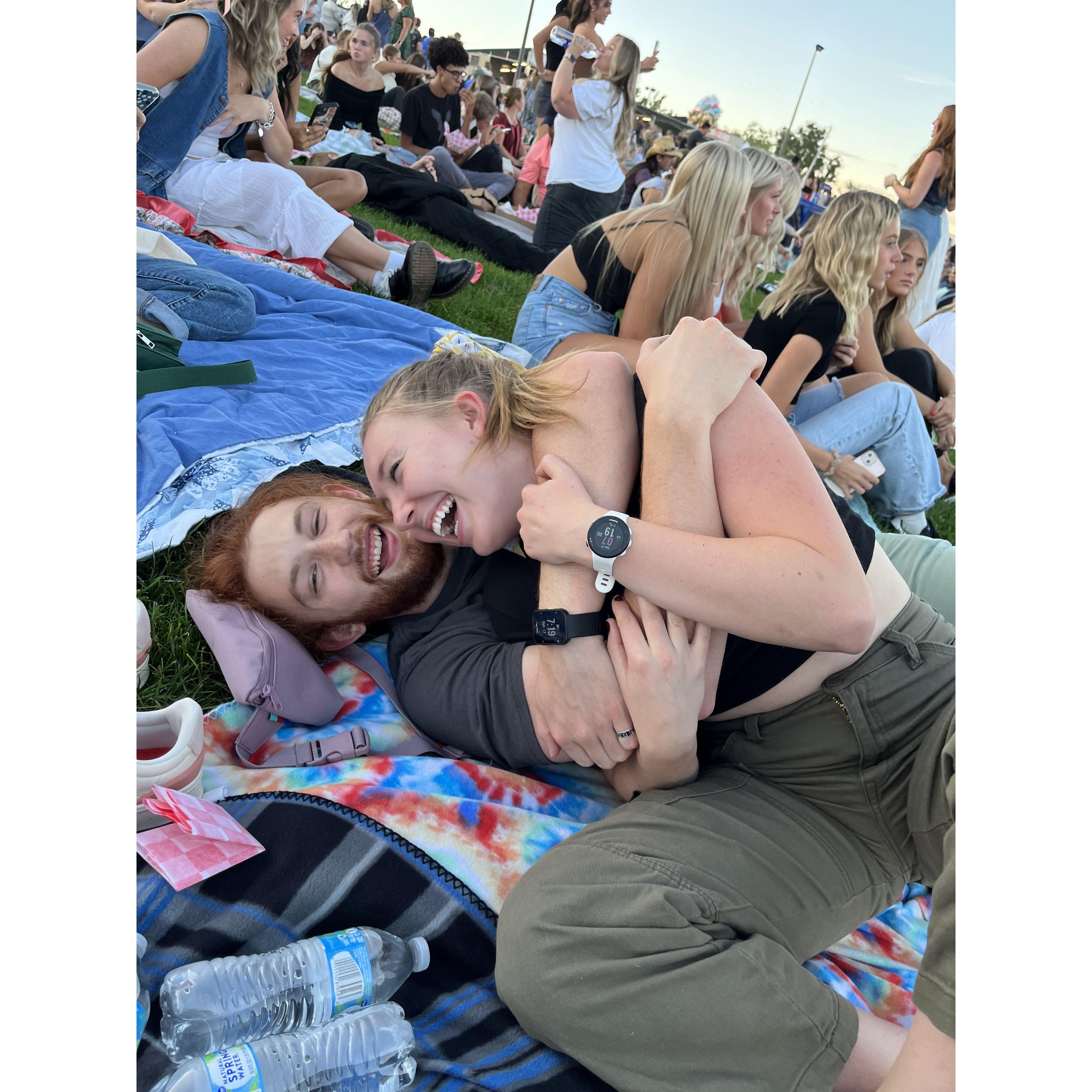 Lumineers Concert (where our wedding song came from)