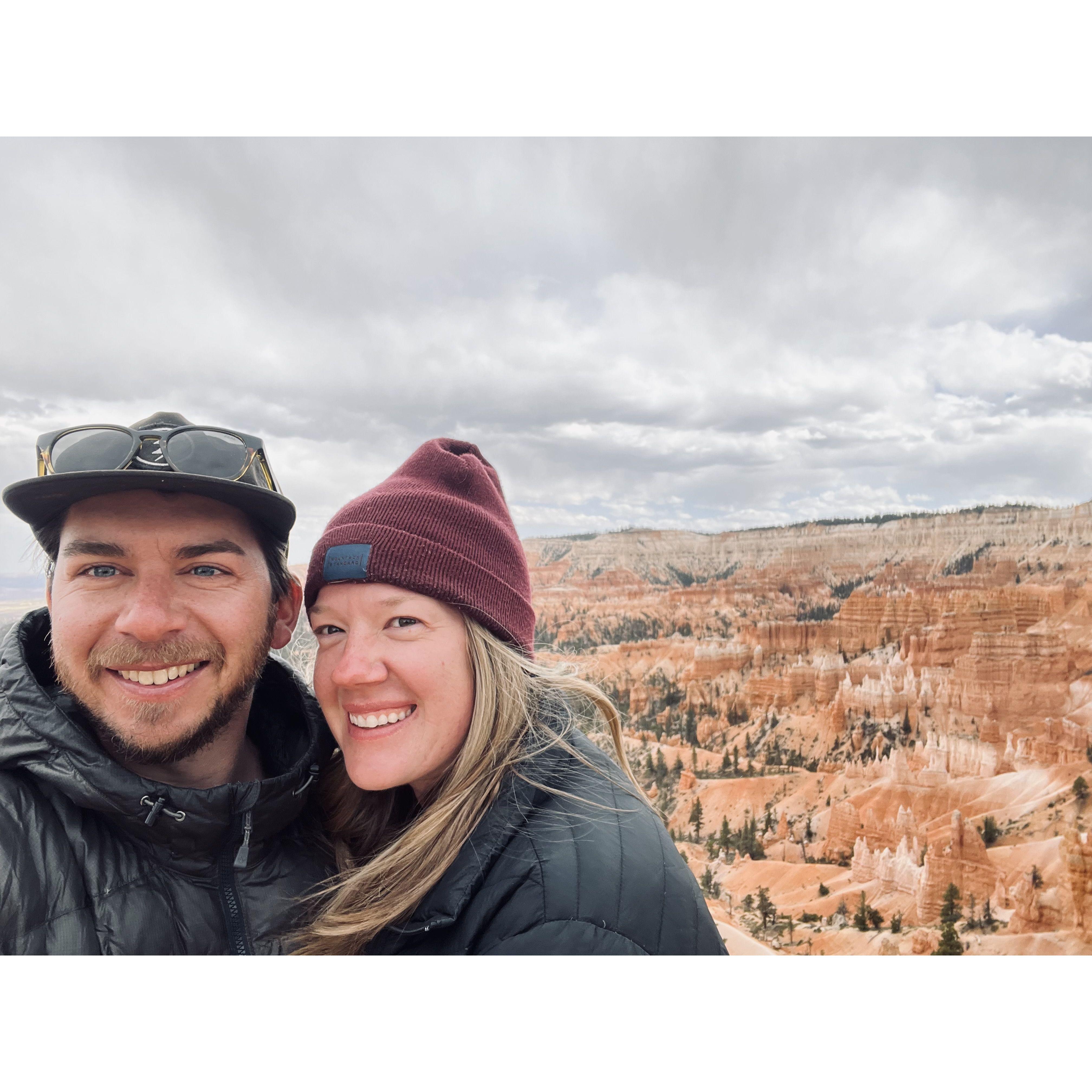 Spent about 10 minutes in Bryce Canyon NP