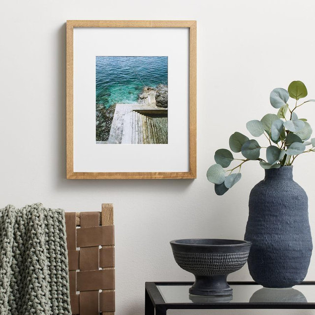 Wood Gallery Frame, 14"x17" (5"x7", 8"x10" Opening) - Natural
