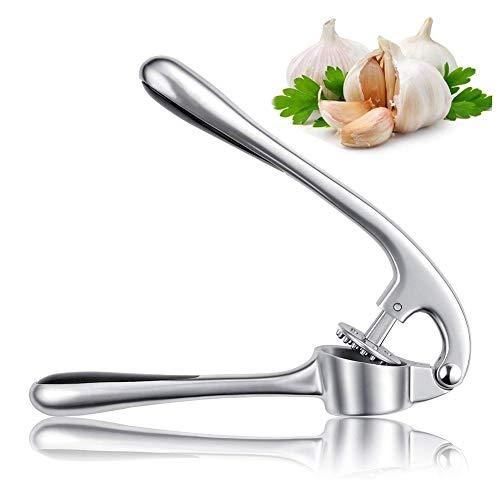 Garlic Crusher, Garlic Mincer to Press Clove and Smash Ginger Handheld Zinc Alloy Rust-proof Tool for Kitchen