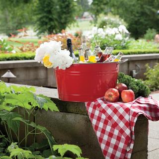 Country Home Galvanized Beverage Tub