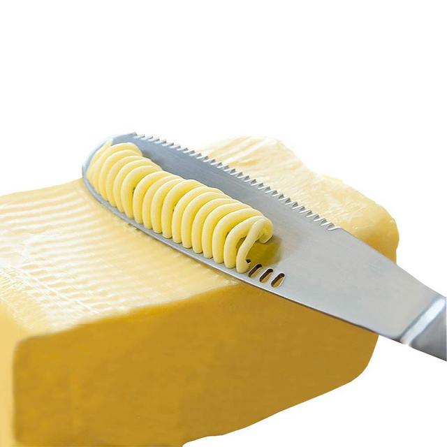 Stainless Steel Butter Spreader, Knife - 3 in 1 Kitchen Gadgets (1)