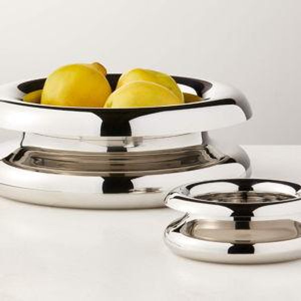 Piero Polished Stainless Steel by Gianfranco Frattini - CB2