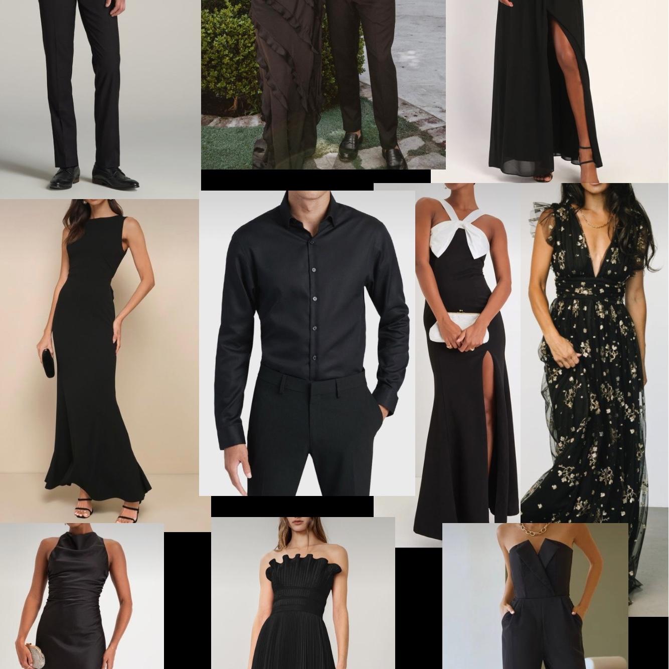 All Black Formal Inspiration