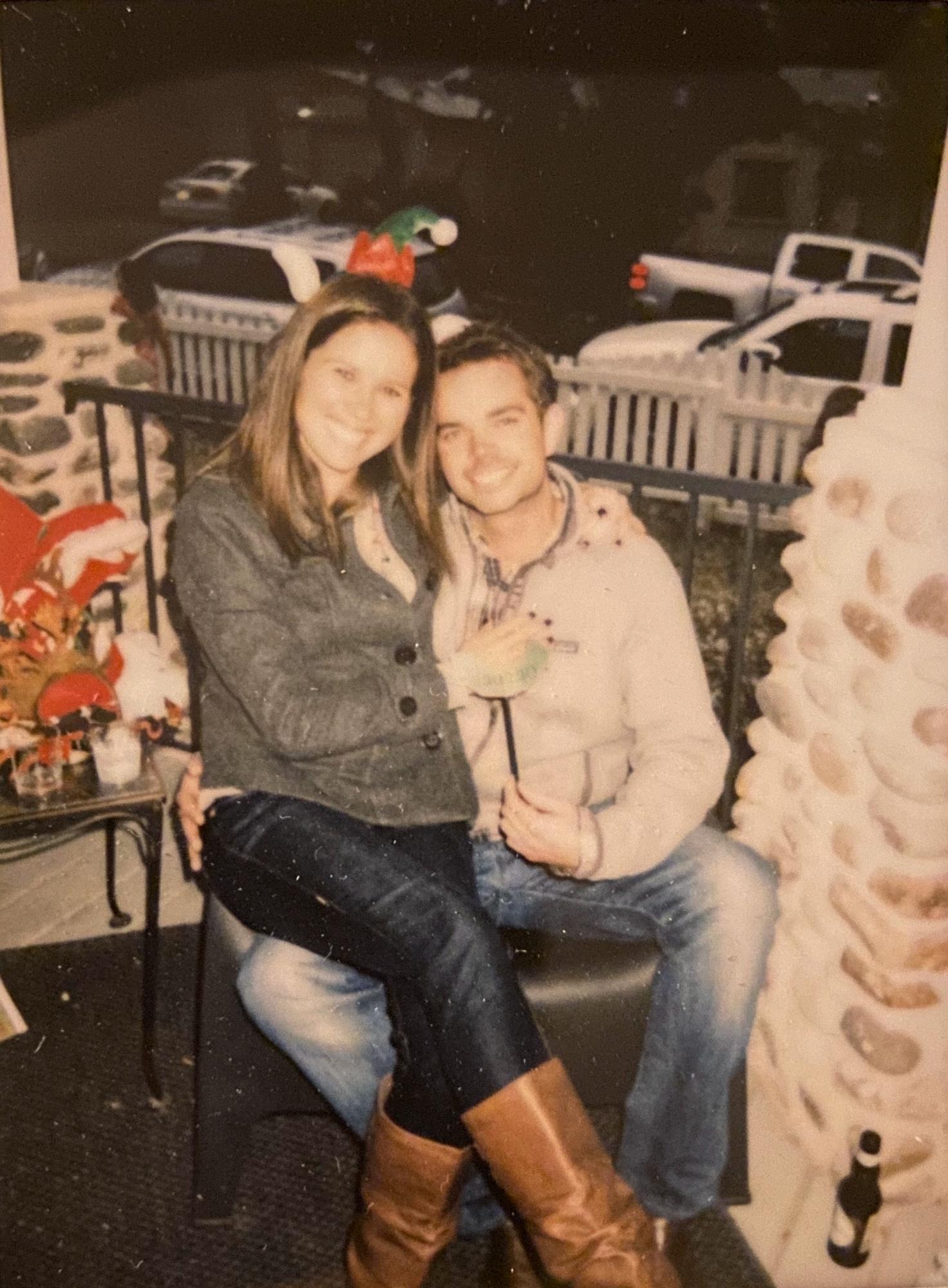 Our first photo as a couple! (2014)