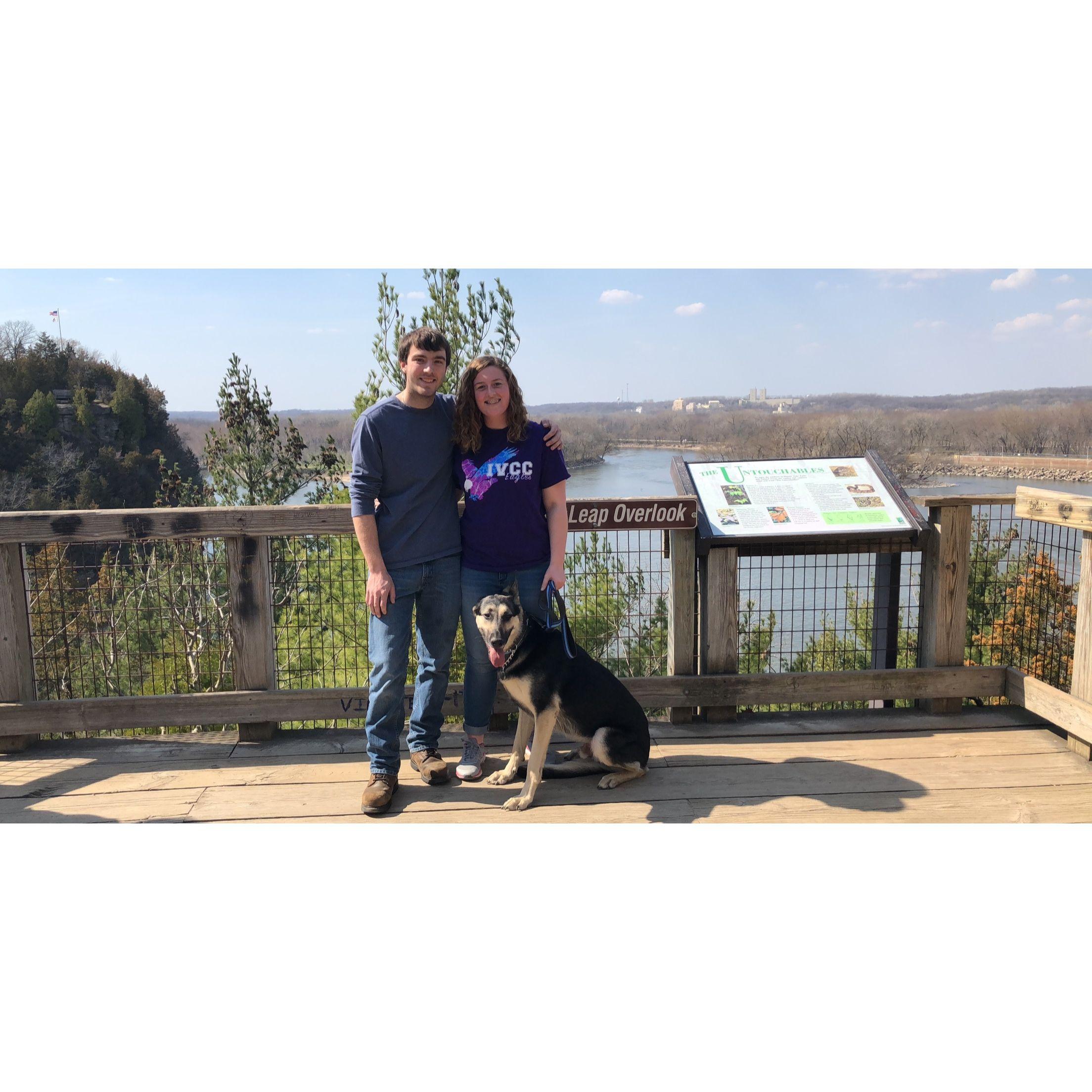Our first formal date!
Starved Rock State Park, IL
April 24, 2018