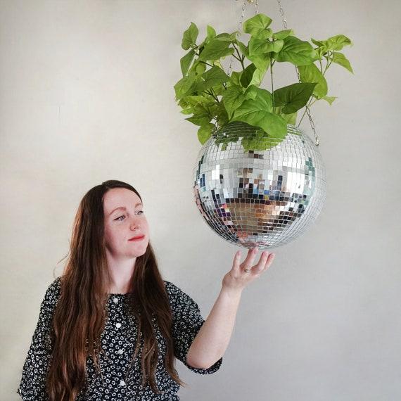 Dado Disco Ball Plant Hanger With Retro Packaging.