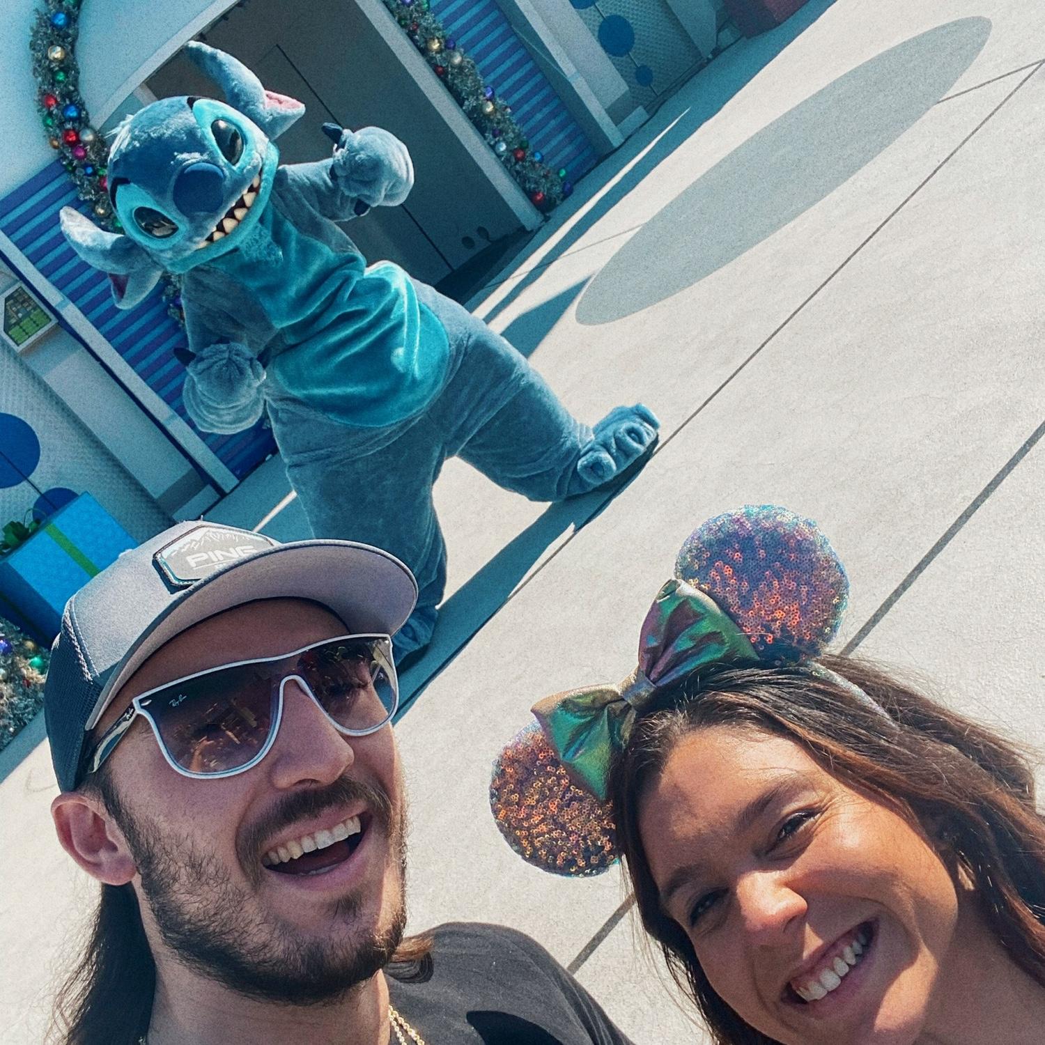 Our first Disney trip in December of 2021, featuring Stitch.