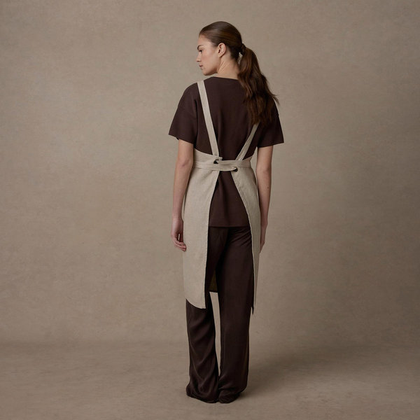 Jude Linen Apron - Thumbnail 3