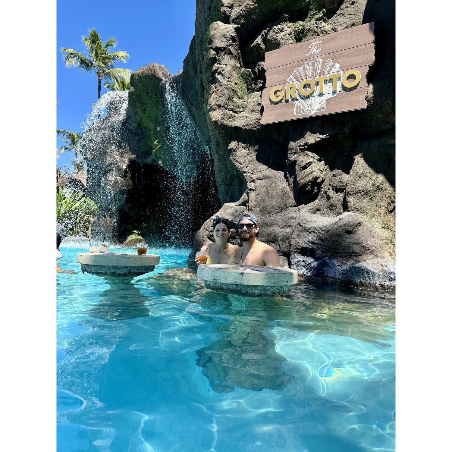 Chillin at the Grotto Bar!