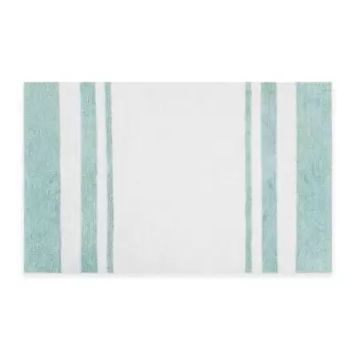 Madison Park Spa Cotton 20-Inch x 30-Inch Reversible Cotton Bath Rug in Taupe