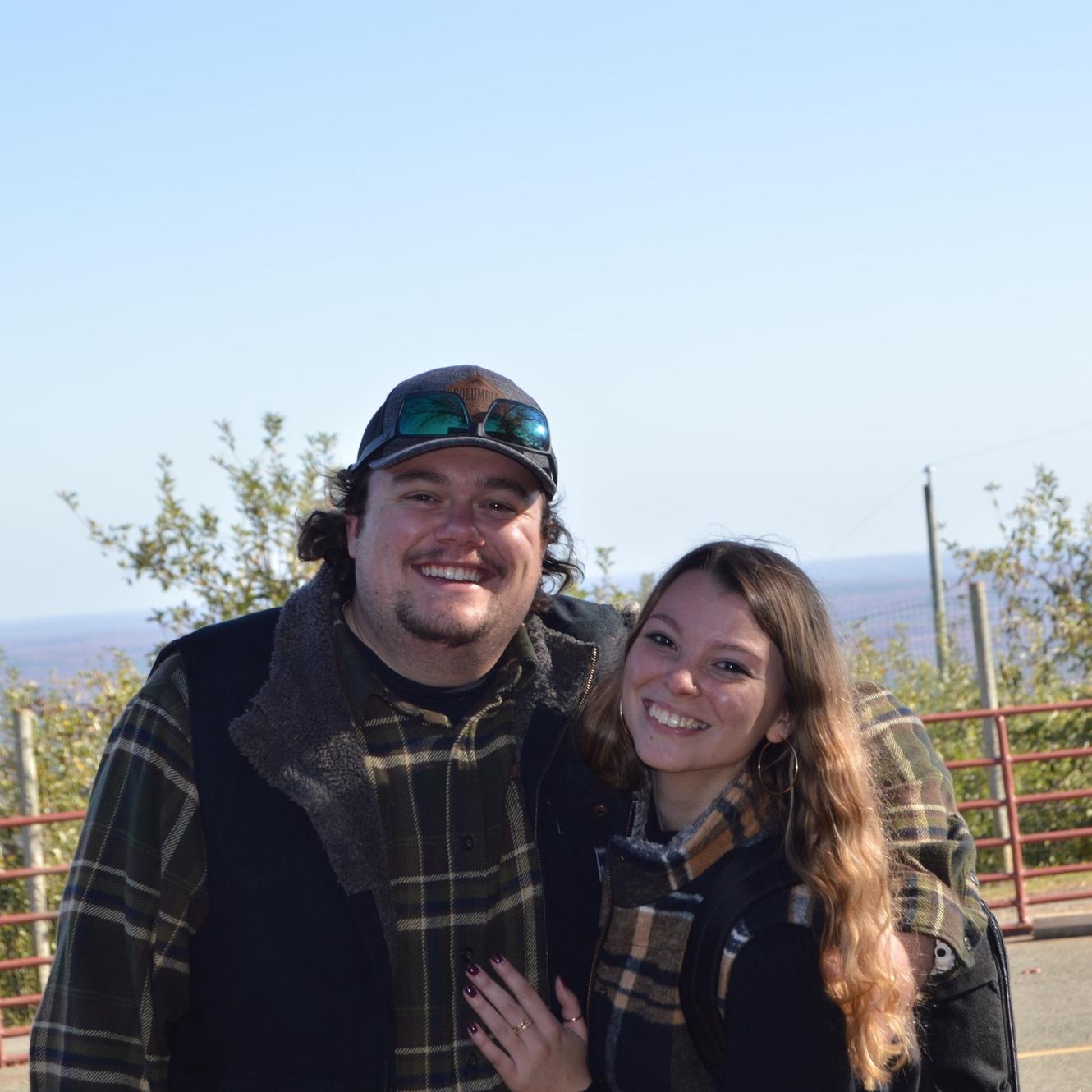 Apple picking with this goof October 29, 2022