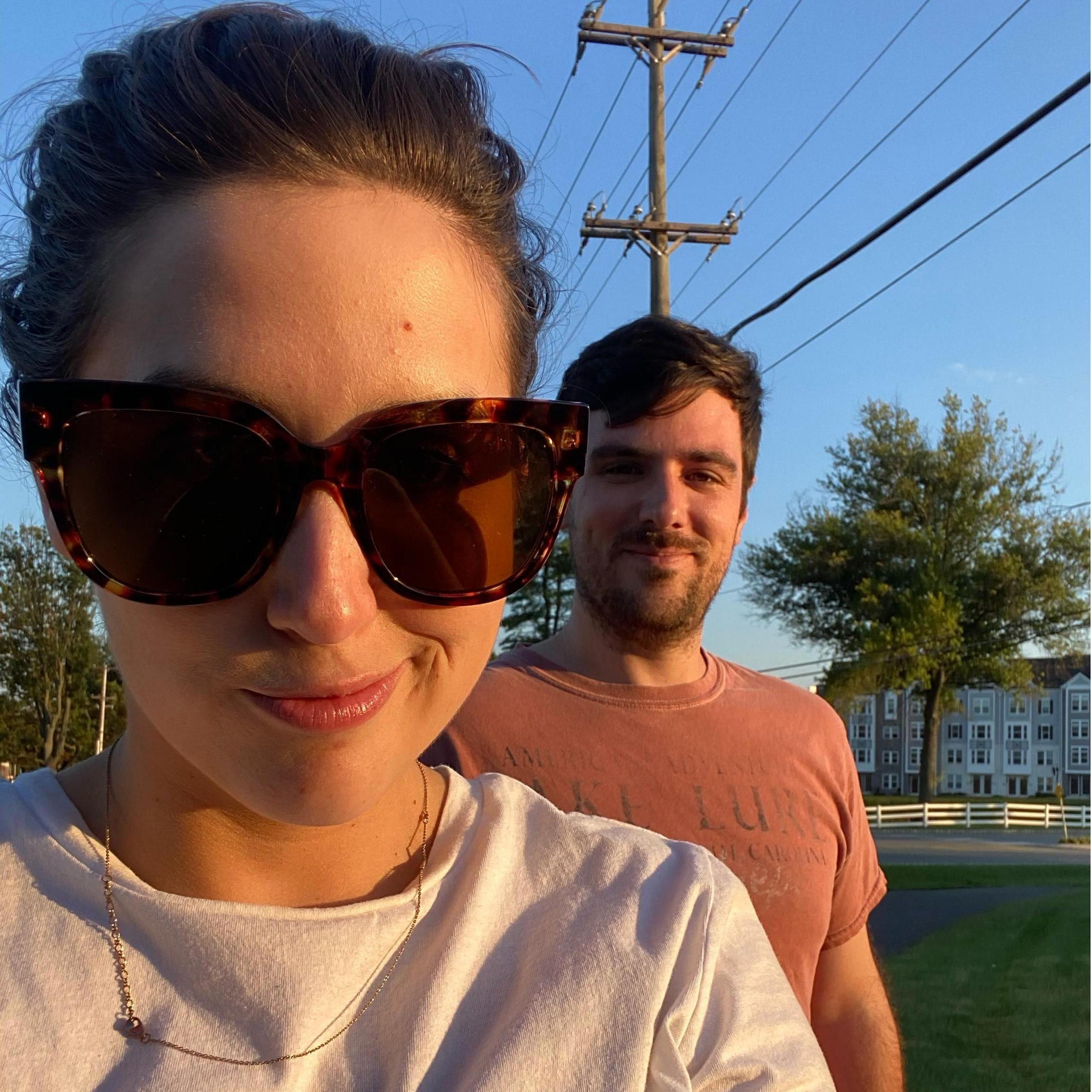 Classic pandemic walk around the neighborhood