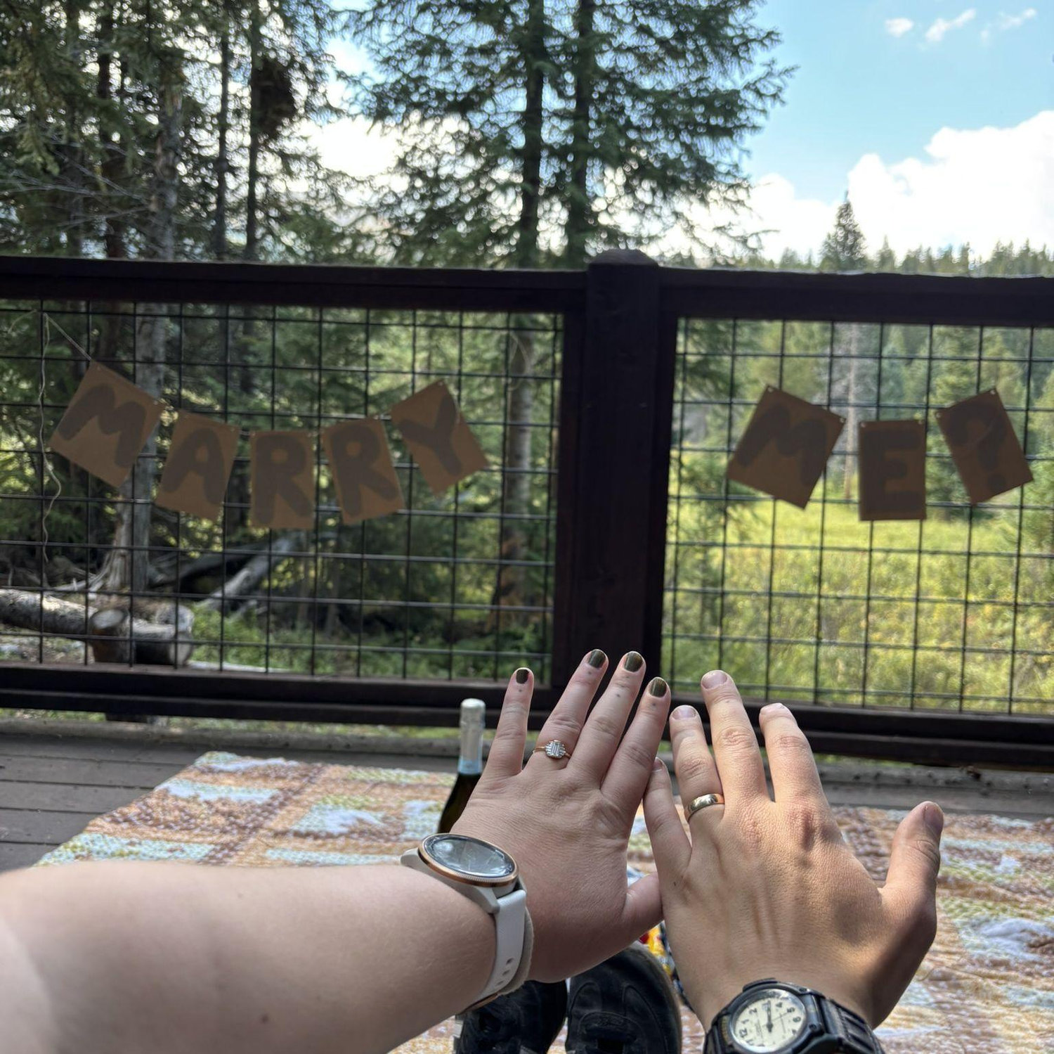 Mayla's proposal!