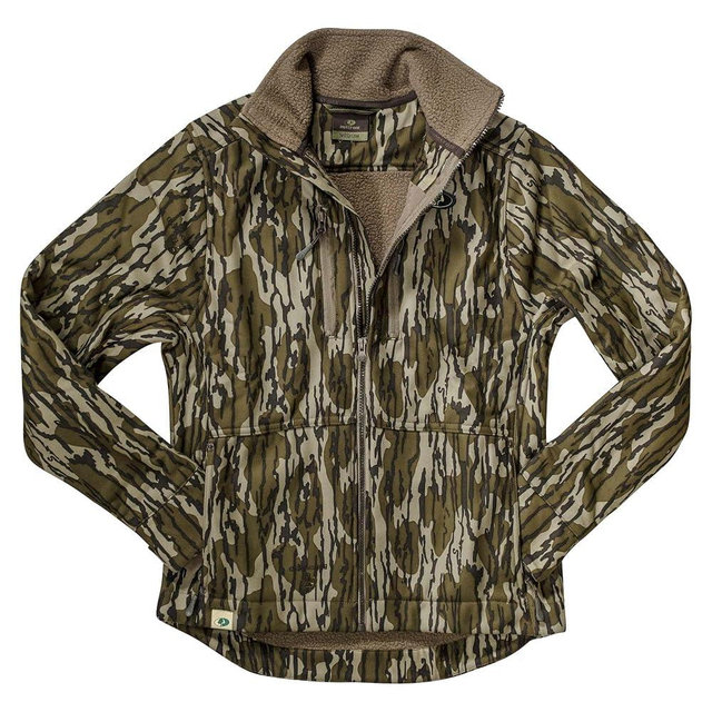 Mossy Oak Womens Camo Hunting Jacket Sherpa Fleece