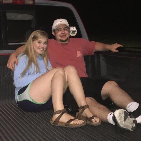 First photo together as a couple - 2018