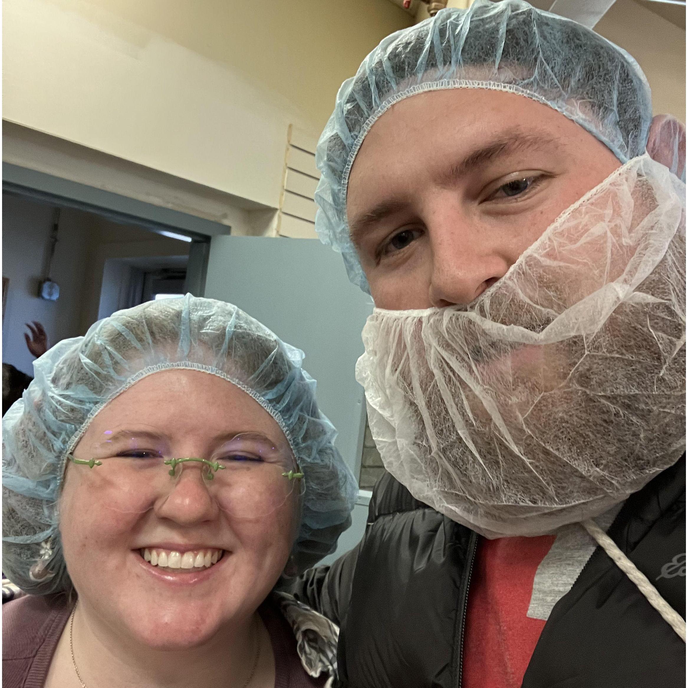 Rachel came out to Colorado to meet Benjamin's family, and we took a tour of the Celestial Seasonings Tea factory.