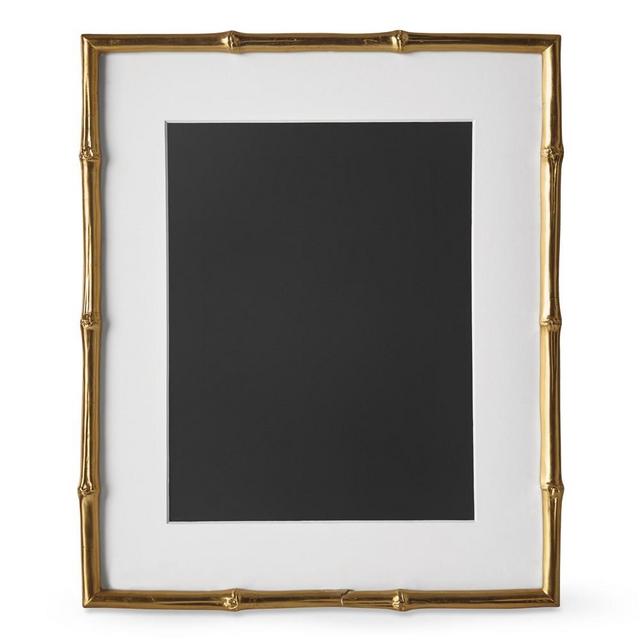 AERIN Gilded Bamboo Gallery Frame, 11" X 14"