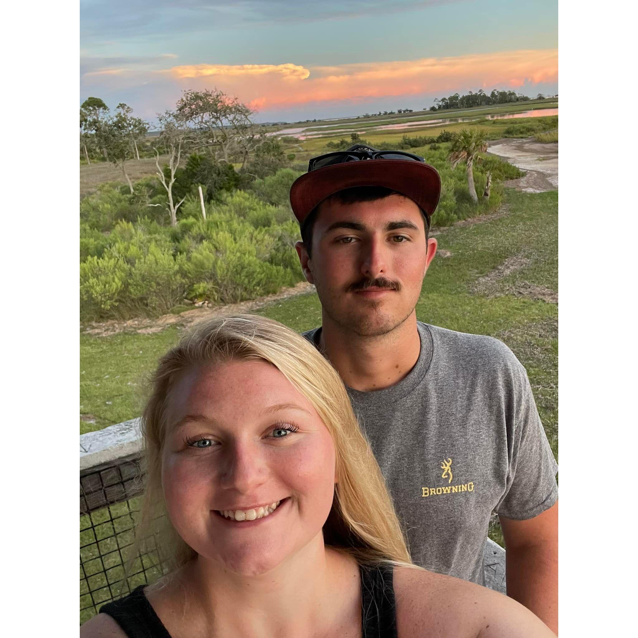 A trip to steinhatchee and caught the sunset