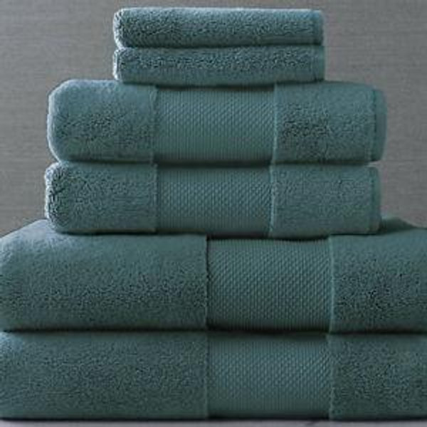 Frontgate Resort Collection Bath Towels - 6 Piece Set - Deep Teal
