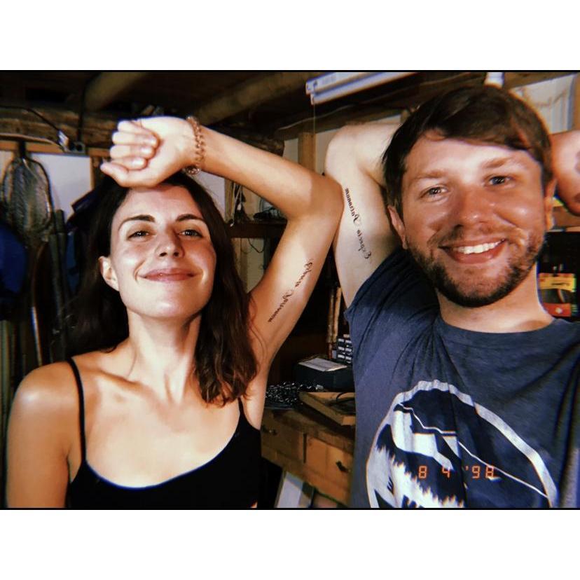 Quarantine summer 2020 called for some fake Harry Potter tattoos. (Thanks to the magic of Timberoo for this experience!)