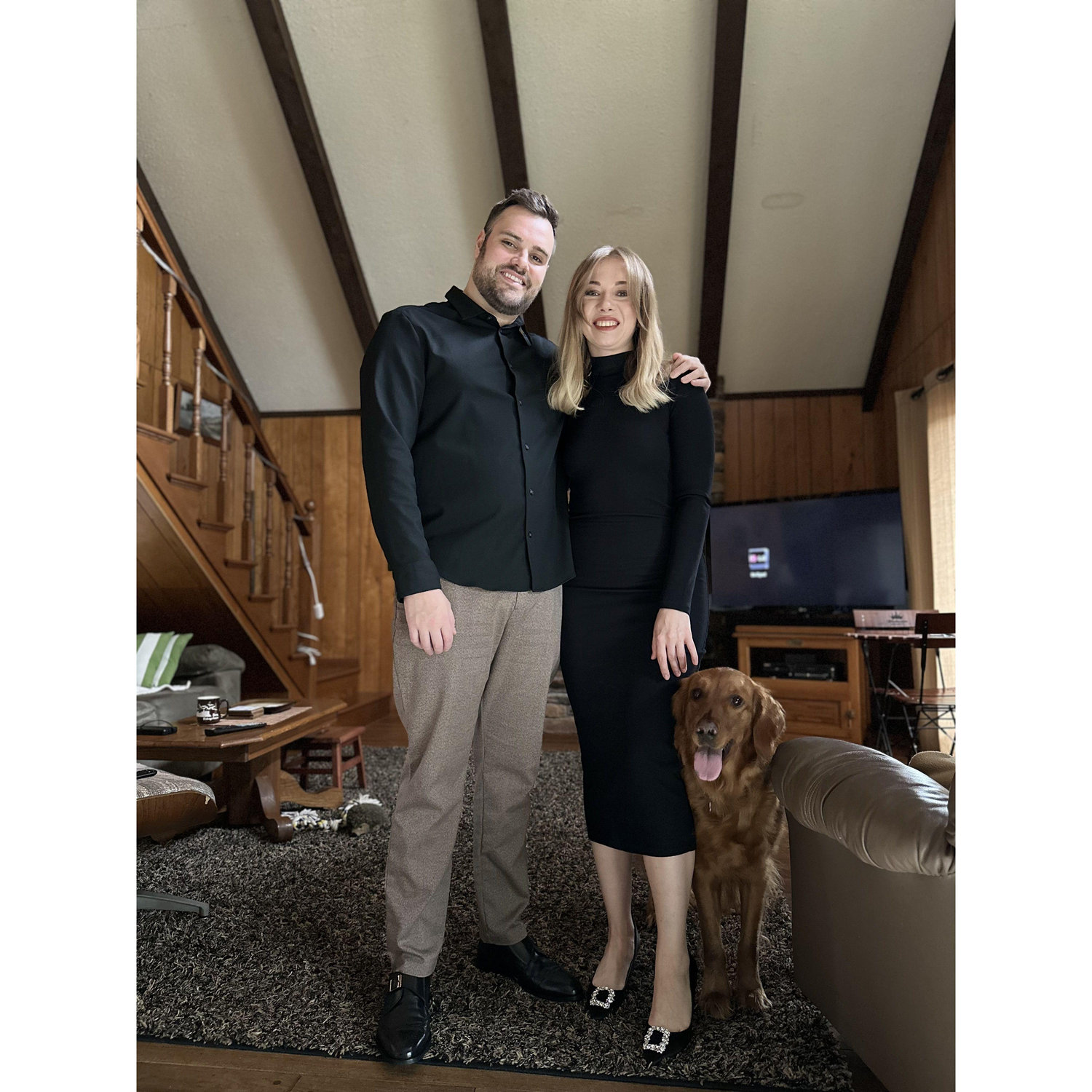 A few hours before getting engaged :D / December 25, 2024
