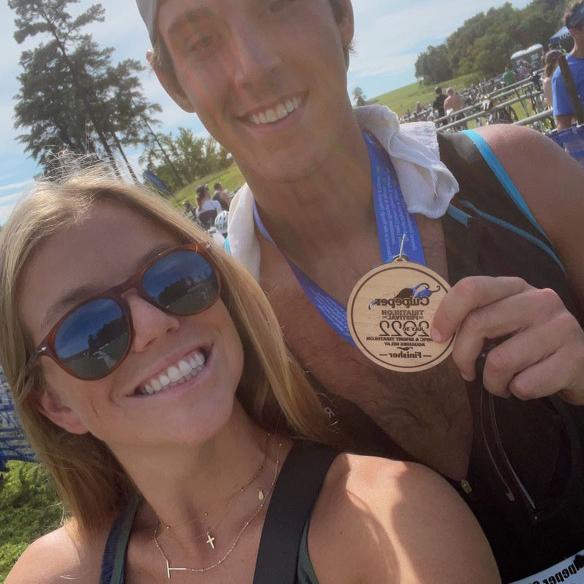 Nick did an Olympic triathlon once!