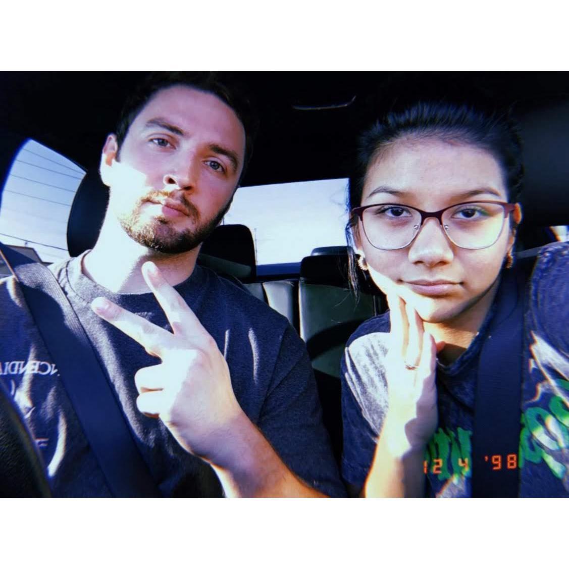 Our first date!
