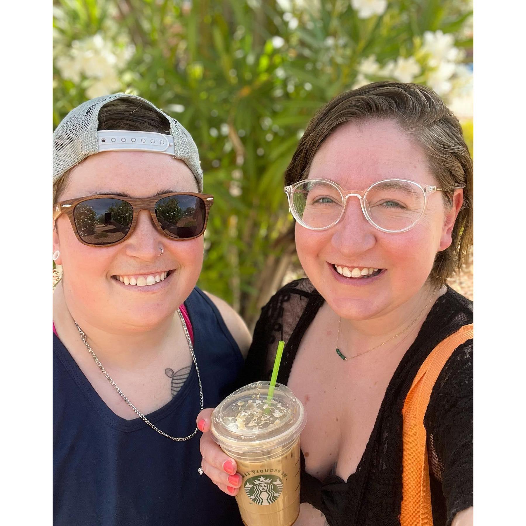 First vacation together.