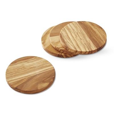 Olivewood Coasters, Set of 4