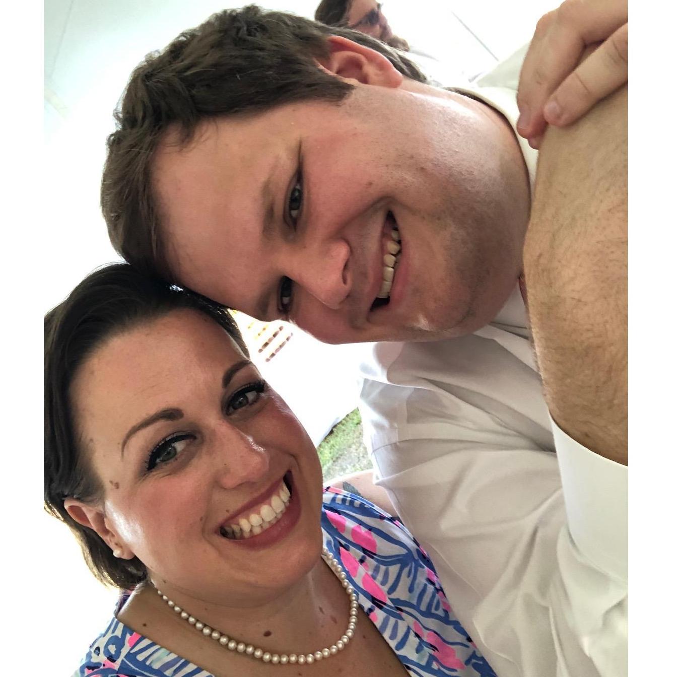 Celebrating Cassie's wedding in Maryland
