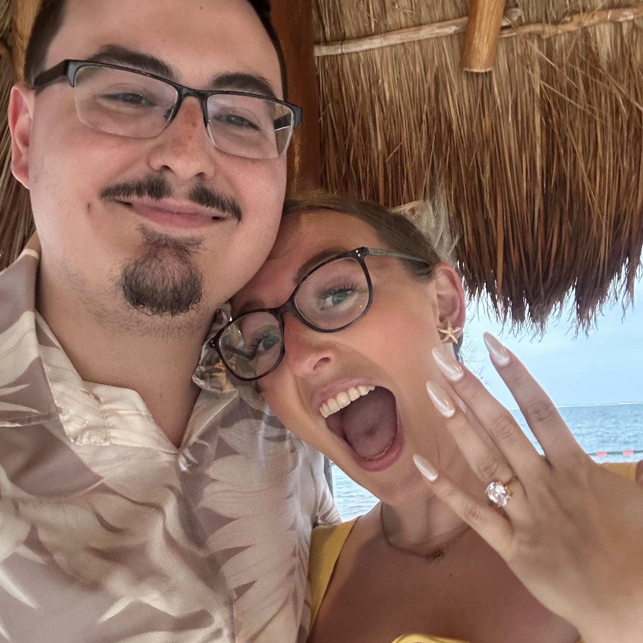 We are ENGAGED!