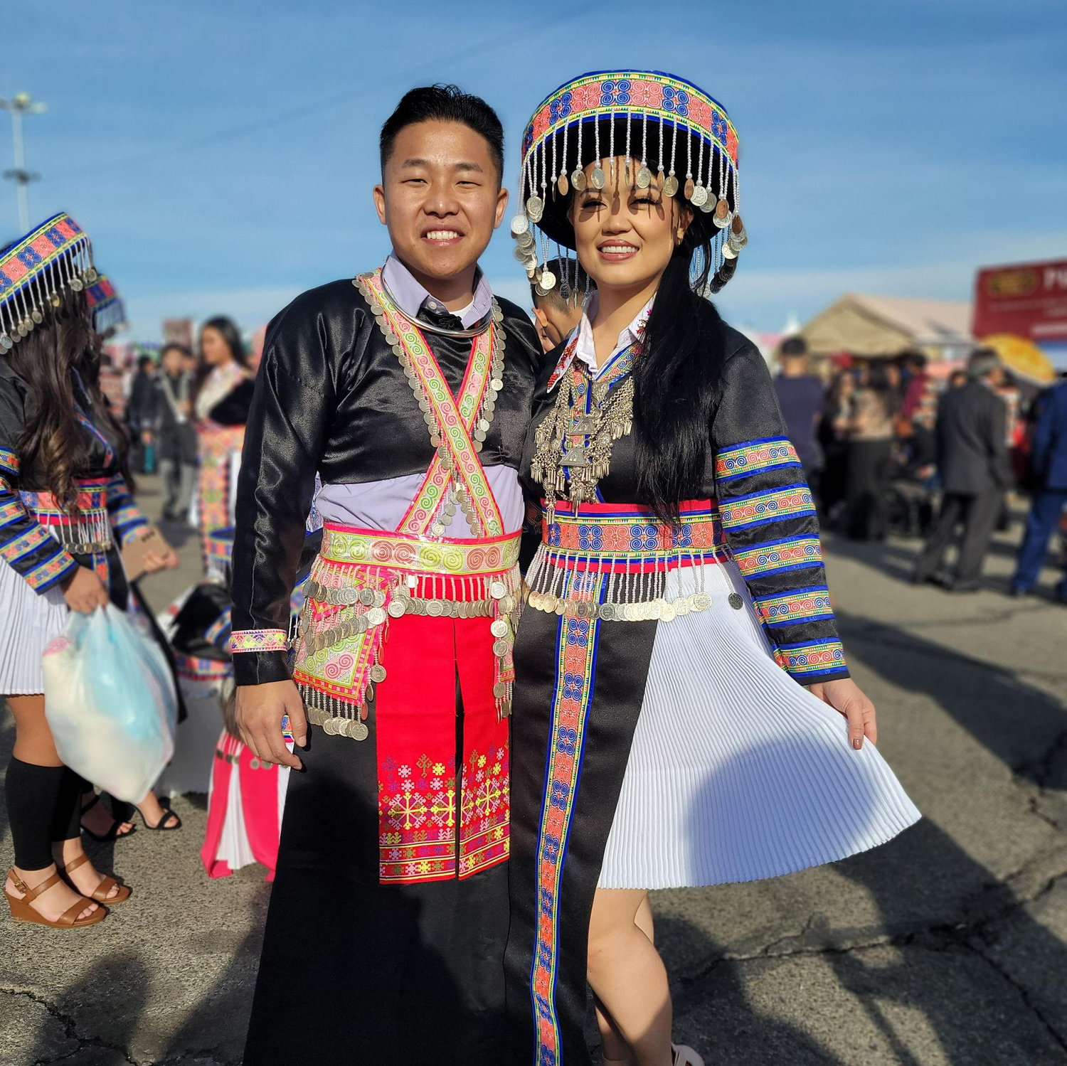 First time at Fresno Hmong New Year together!