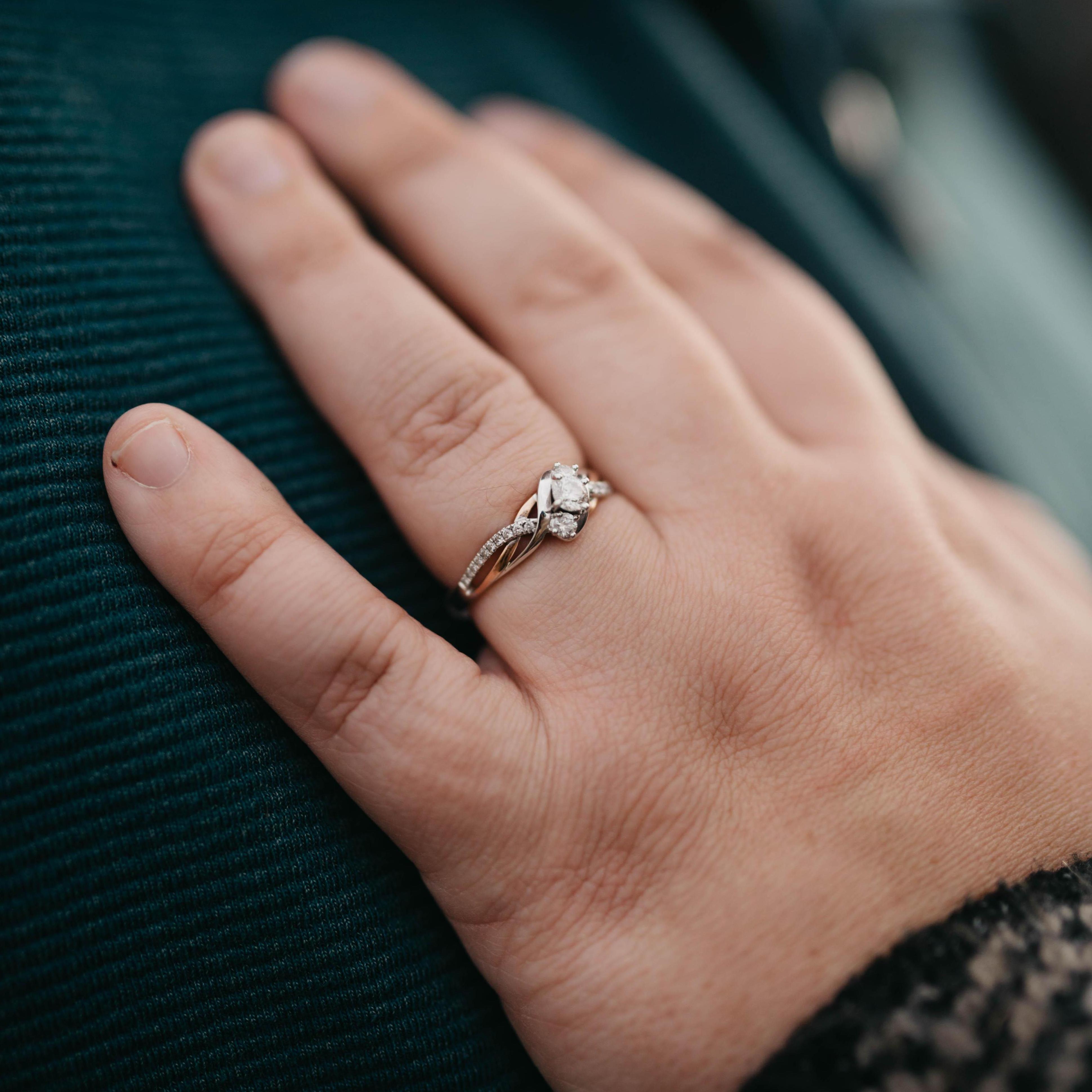 Brian picked out the ring all by himself.