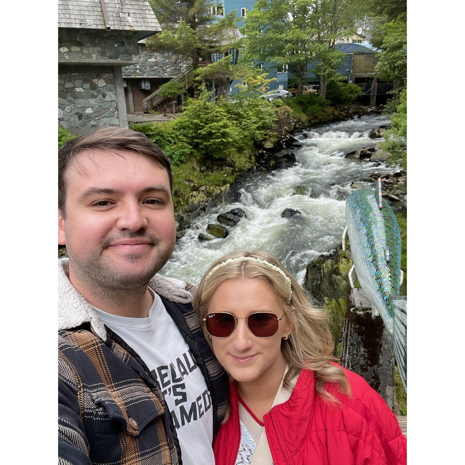 Exploring the Alaskan falls!