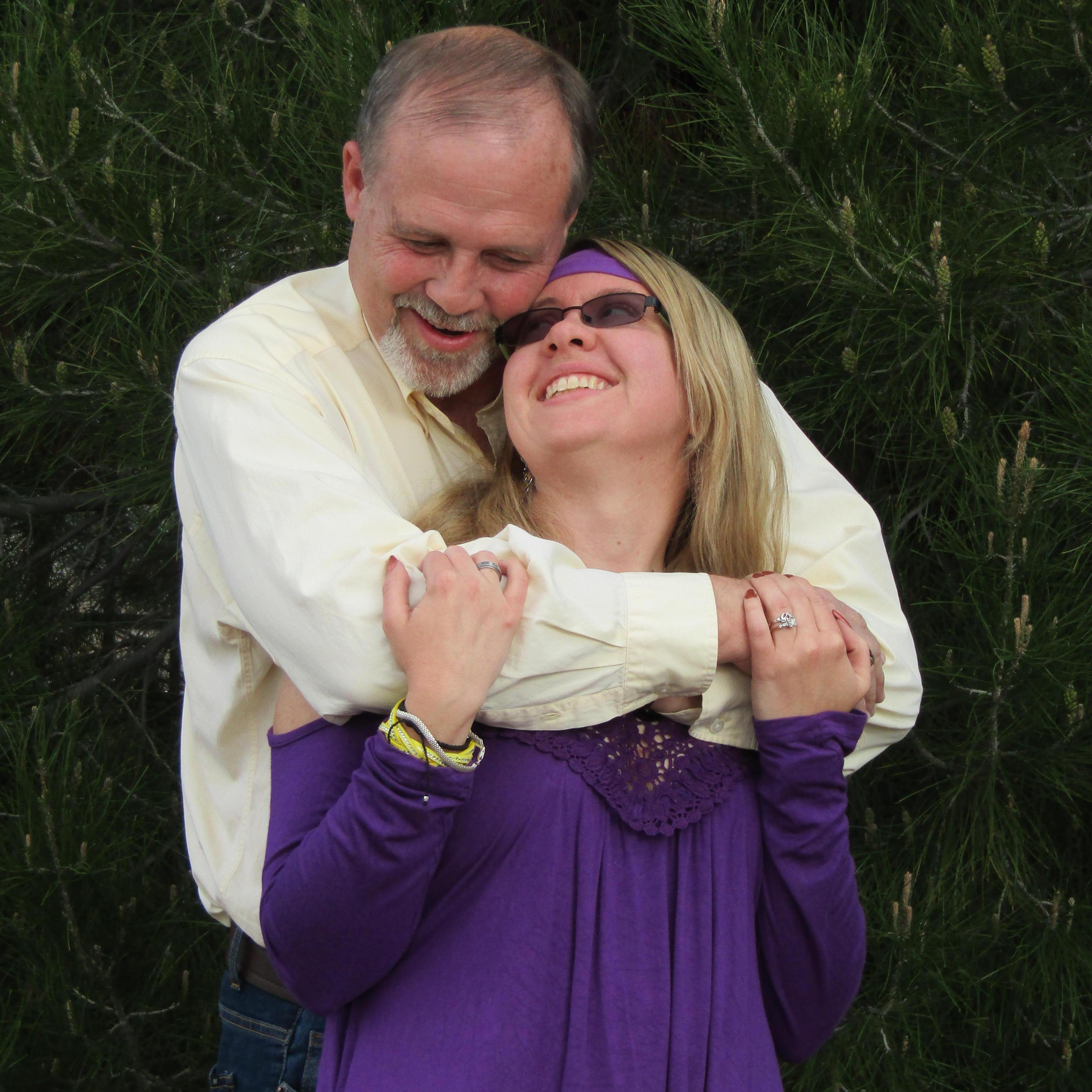 Candid shot during our engagement session with my sister, Holly.