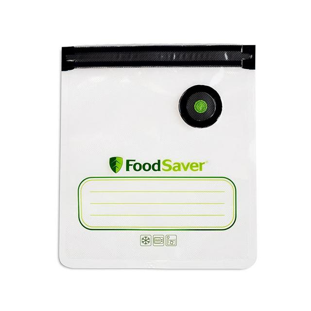 FoodSaver® Reusable Quart Vacuum Zipper Bags, for Use with FoodSaver Handheld Vacuum Sealers, 10 Count