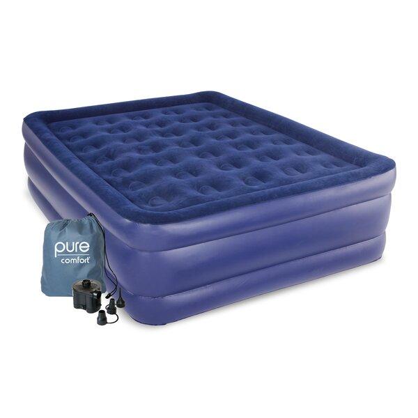 Raised 22" Air Mattress with Electric Pump by Pure Comfort