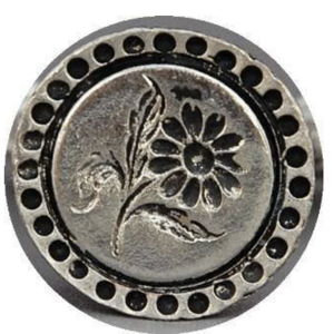 Silver Plated Italian Designs Wax Seal Stamp | Flower