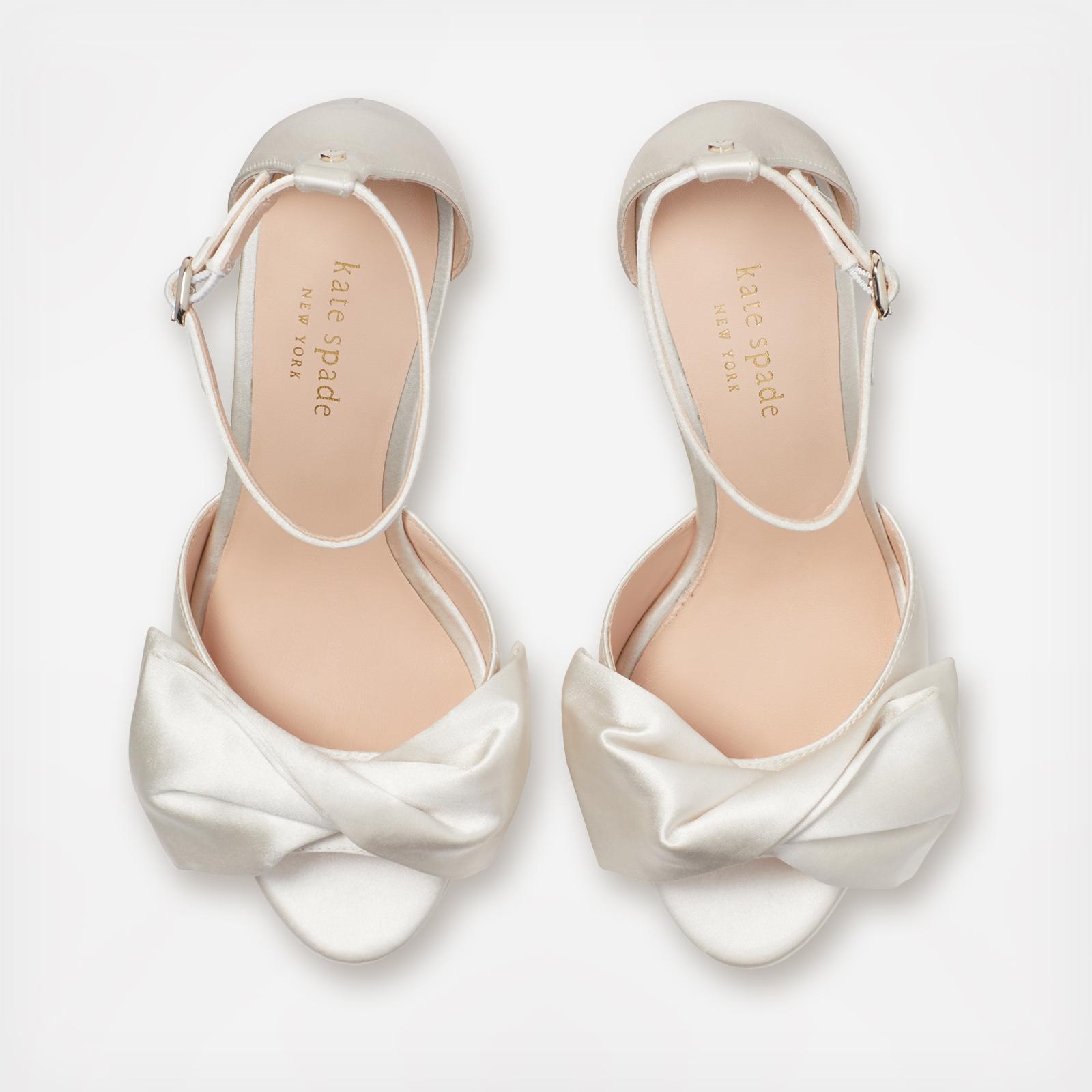 kate spade bridal bow shoes