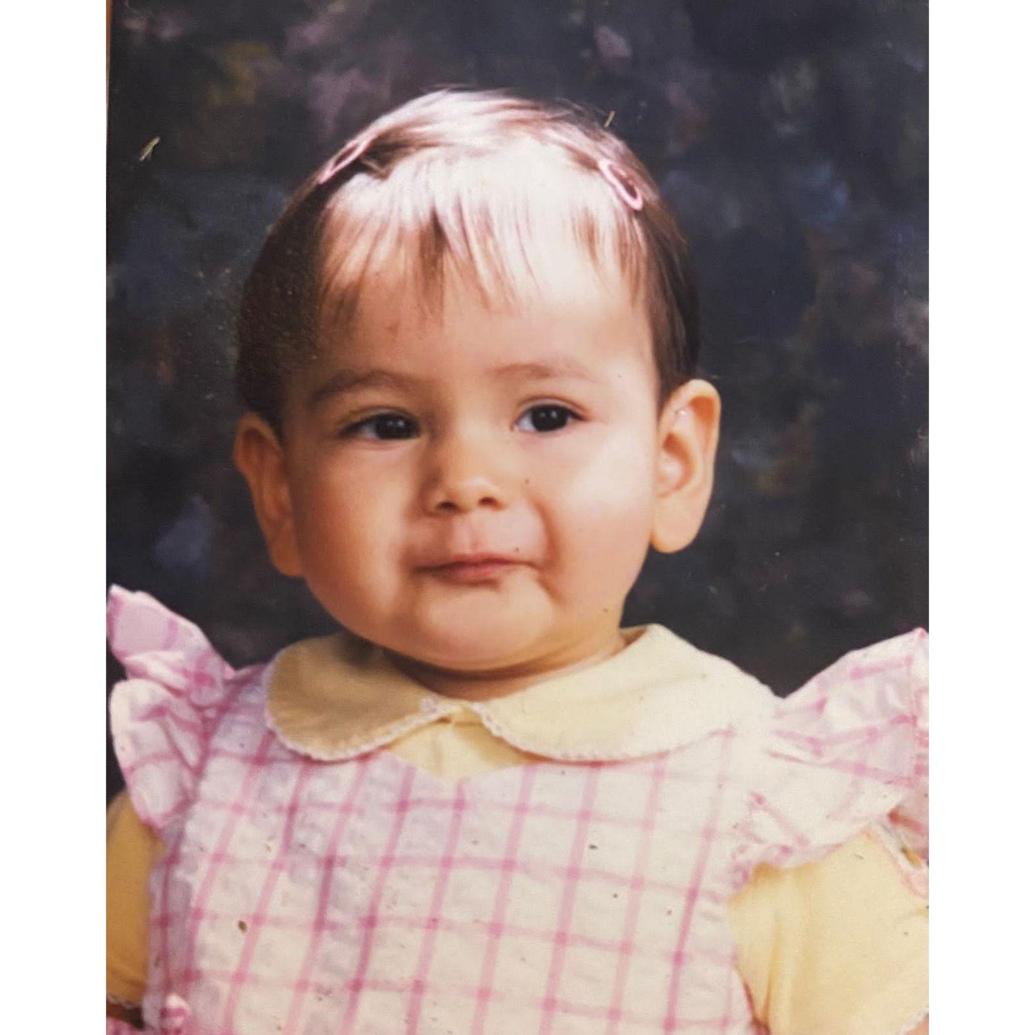 Bride's baby pic