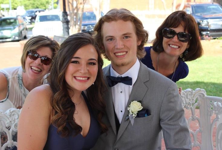 We went to senior prom together & officially admitted that we liked each other as more than just friends. 
Matt says he asked me to prom, but I’m pretty sure I asked him.Jury’s still out on that one.