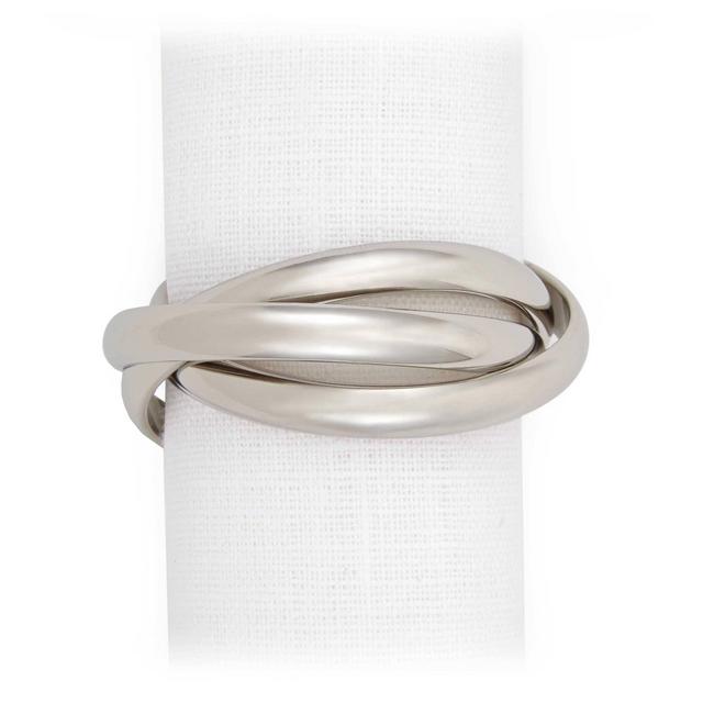 Three Ring Napkin Jewels, Set of 4