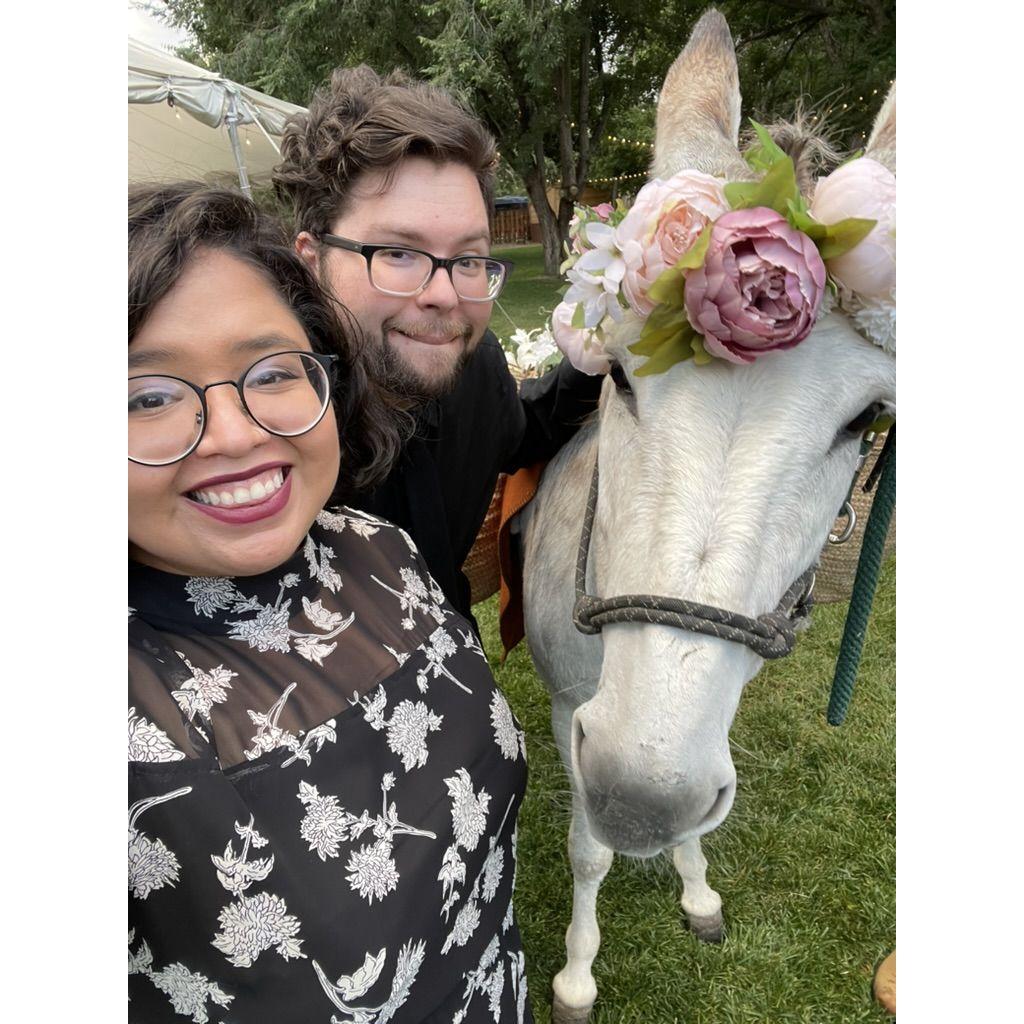 Glenn with the love of his life. And Melanie.