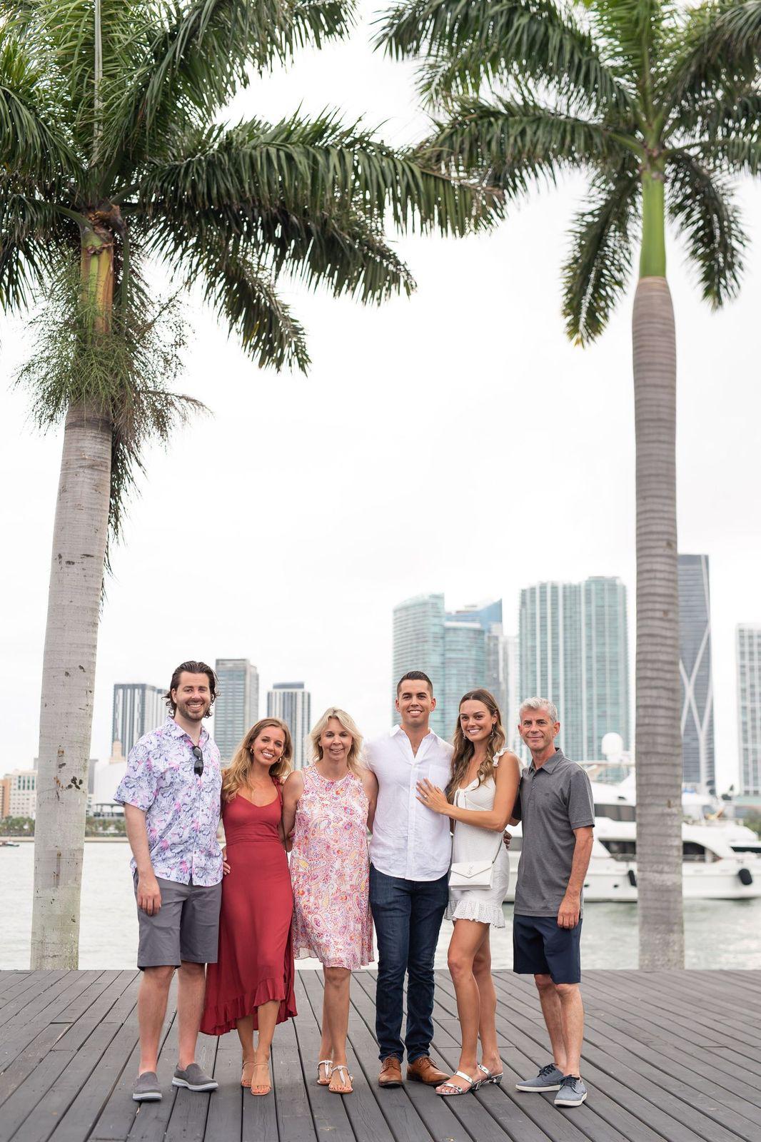 Lyons family the night of the proposal! 
June, 2021