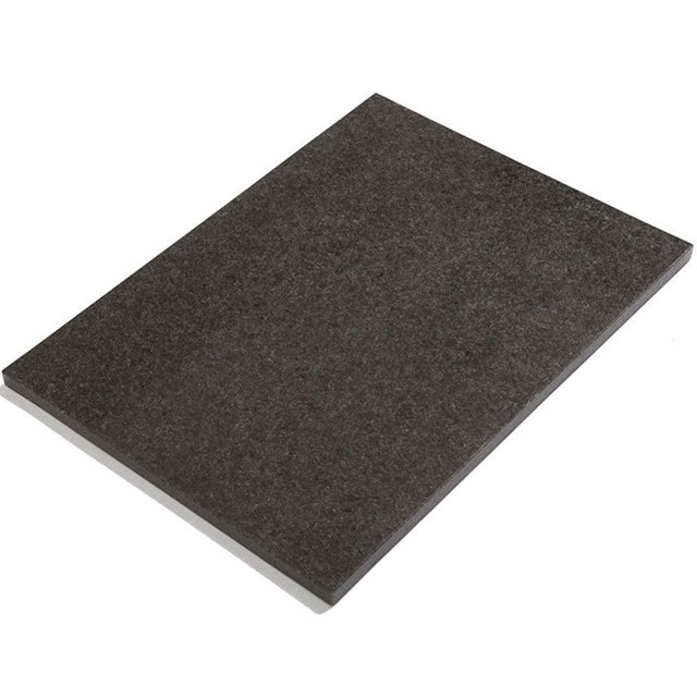 Diflart Natural Black Granite Cutting and Pastry Serving Baking Board Slab 16x20x4/5 Inch