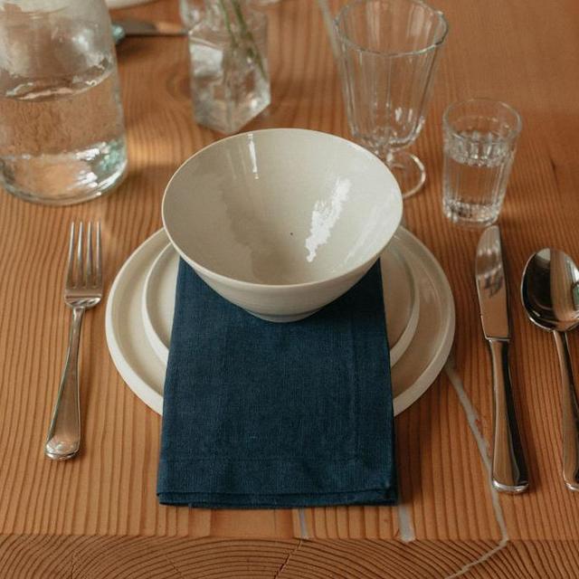 linen napkins – set of 2 – navy