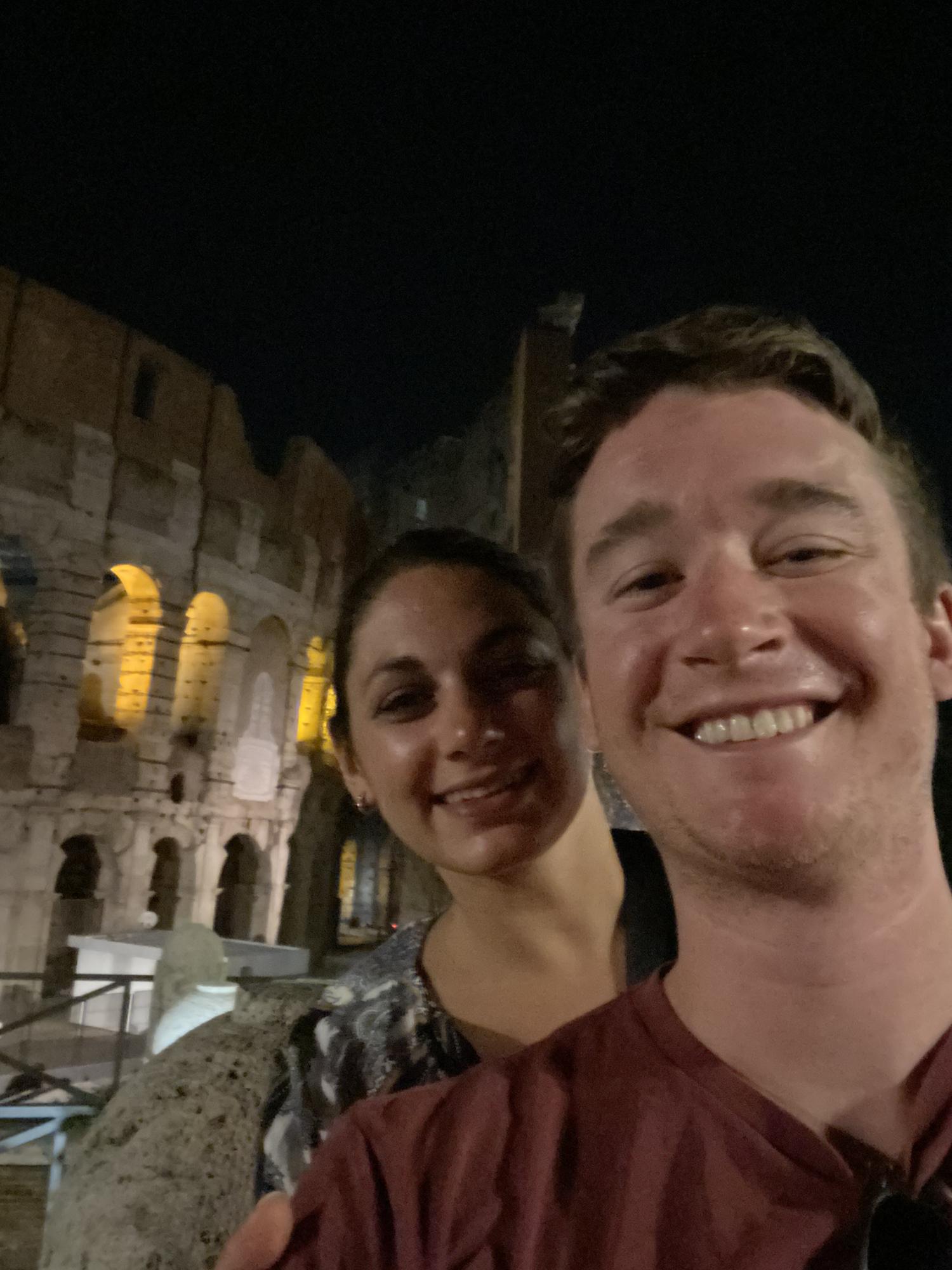 Rome at night