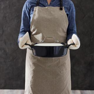 Enameled Cast Iron Braiser with Lid