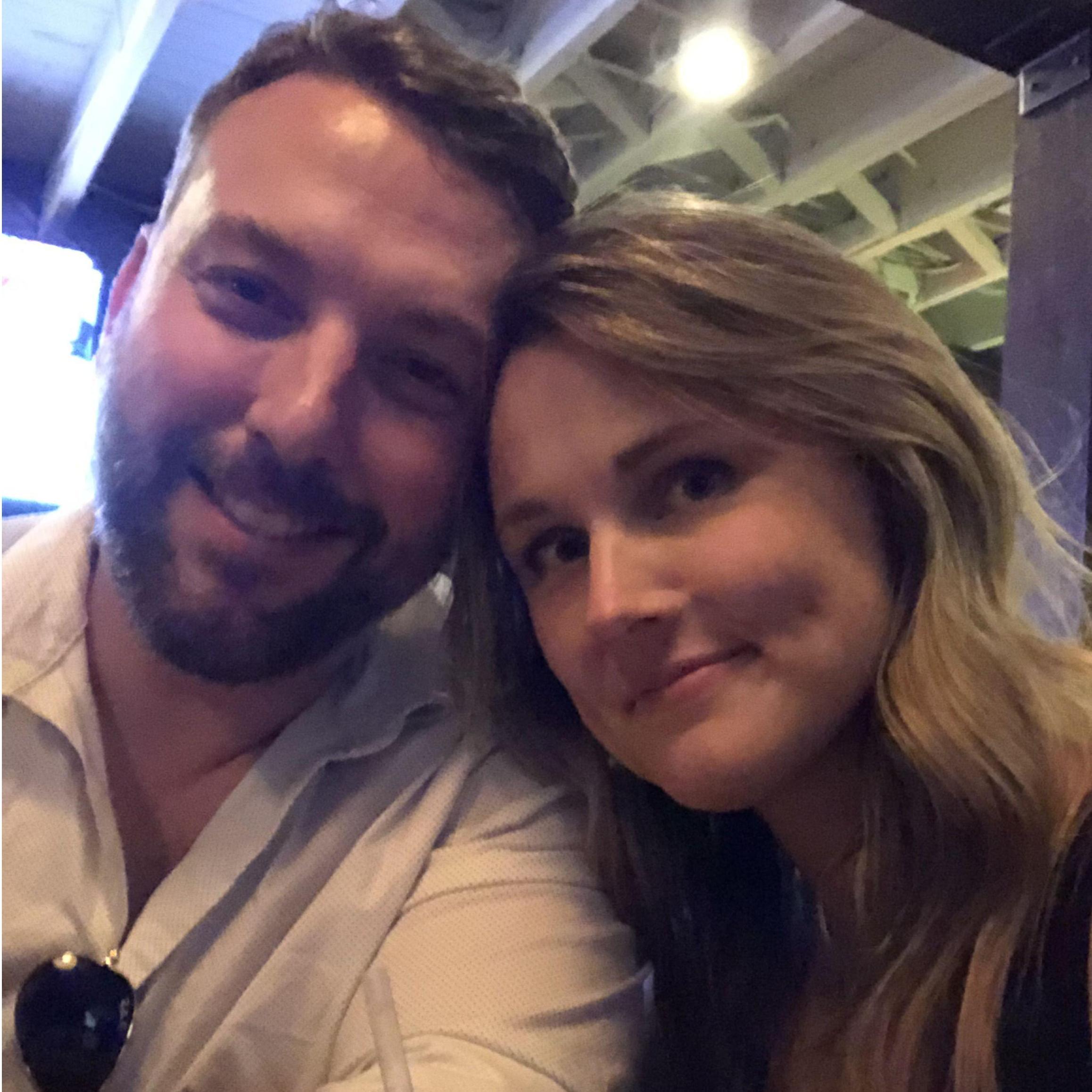 Enjoying a night out.